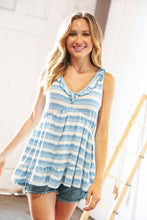 Load image into Gallery viewer, The Ripple Effect Ruffle-Trim Top
