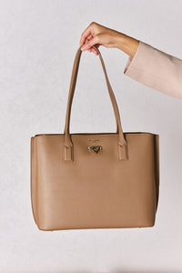 Katie Vegan Leather Office Tote Bag (multiple color options)
