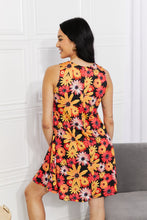 Load image into Gallery viewer, Floral Sleeveless Dress with Pockets
