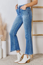 Load image into Gallery viewer, Victoria High Rise Ankle Flare Jeans by RISEN
