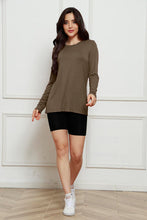 Load image into Gallery viewer, Basic Everyday Round Neck Long Sleeve Top  (multiple color options)
