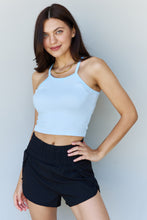Load image into Gallery viewer, Everyday Staple Soft Modal Short Strap Ribbed Tank Top in Blue
