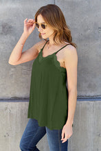 Load image into Gallery viewer, Everyday Layers Lace Trim V-Neck Cami  (multiple color options)
