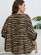Load image into Gallery viewer, Serengeti Style Three-Quarter Sleeve Boat Neck Top
