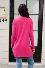 Load image into Gallery viewer, Easy Going Open Front Long Sleeve Cardigan with Pockets (multiple color options)
