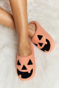 Plush Printed Plush Slide Slippers (multiple design options)