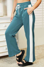 Load image into Gallery viewer, Leisure Stroll Side Stripe Drawstring Pants (multiple color options)
