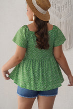 Load image into Gallery viewer, Whimsical Garden Flutter Blouse
