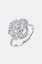 Load image into Gallery viewer, Floral Radiance 3.4 Carat Moissanite Flower Shape Ring (silver, rose gold, or gold)
