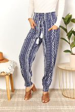 Load image into Gallery viewer, Boldy You Geometric Print Tassel High-Rise Pants
