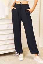 Load image into Gallery viewer, Trendy Trailblazer Soft Rayon Drawstring Waist Pants with Pockets (multiple color options)
