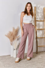 Load image into Gallery viewer, Leisure in Luxe High Waist Slit Wide Leg pants
