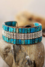 Load image into Gallery viewer, Handcrafted Triple Layer Natural Stone Bracelet (multiple color options)
