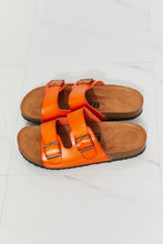 Load image into Gallery viewer, Feeling Alive Double Banded Slide Sandals in Orange
