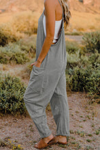 Load image into Gallery viewer, Relaxed Vibes V-Neck Sleeveless Jumpsuit with Pocket (multiple color options)
