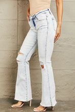 Load image into Gallery viewer, Katie Mid Rise Acid Wash Distressed Jeans by Bayeas
