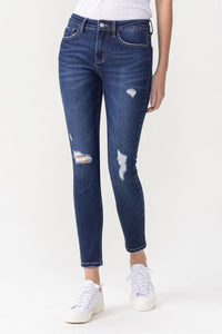Action & Reaction Midrise Crop Skinny Jeans by Lovervet