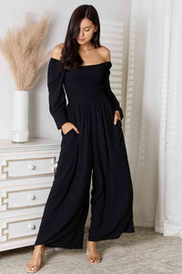 Endless Dreams Square Neck Jumpsuit with Pockets