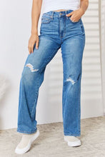 Load image into Gallery viewer, Jobelle High Waist Distressed Straight-Leg Jeans by Judy Blue
