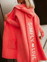 Load image into Gallery viewer, Cozy Luxe SIMPLY LIVE Hooded Cardigan (multiple color options)
