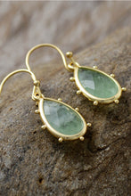 Load image into Gallery viewer, Handcrafted Natural Stone Teardrop Earrings
