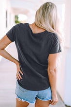 Load image into Gallery viewer, Weekend Wanderlust V-Neck Short Sleeve Blouse
