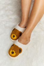 Load image into Gallery viewer, Teddy Bear Print Plush Slide Slippers (multiple color options)
