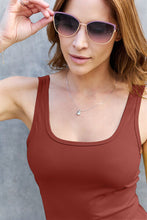 Load image into Gallery viewer, Effortless Essential Square Neck Wide Strap Tank (multiple color options)
