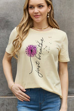 Load image into Gallery viewer, JUST BREATHE Graphic Cotton Tee
