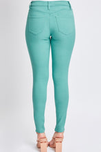 Load image into Gallery viewer, Hyperstretch Mid-Rise Skinny Pants in Sea Green
