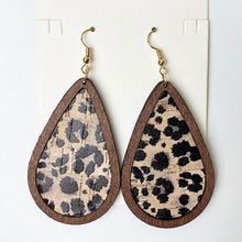 Load image into Gallery viewer, Handcrafted Teardrop Dangle Earrings (multiple color options)
