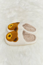 Load image into Gallery viewer, Teddy Bear Print Plush Slide Slippers (multiple color options)
