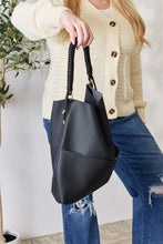 Load image into Gallery viewer, Casual Couture Vegan Leather Handbag with Pouch
