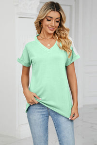 Find A Way V-Neck Short Sleeve T-Shirt (multiple color options)