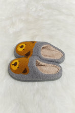 Load image into Gallery viewer, Teddy Bear Print Plush Slide Slippers (multiple color options)
