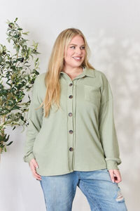 Cozy On Down Button Down Long Sleeve Shirt