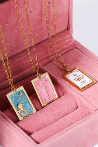 Mystical Charms Tarot Card Pendant Necklace (multiple options)