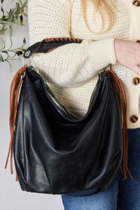 The Chic Adventure Fringe Detail Contrast Handbag (multiple color options)
