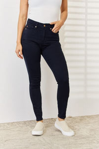 OliviaJane Garment Dyed Tummy Control Skinny Jeans by Judy Blue