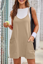 Load image into Gallery viewer, Scoop Neck Cami Dress and Shorts Set (multiple color options)
