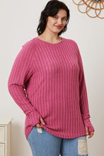 Load image into Gallery viewer, Easy Does It Ribbed Thumbhole Sleeve Top (multiple color options)
