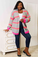 Load image into Gallery viewer, Happy Haven Ribbed Long Sleeve Cardigan
