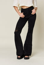 Load image into Gallery viewer, Judy Blue High Waist Distressed Flare Jeans
