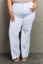 Load image into Gallery viewer, Raelene High Waist Wide Leg Jeans in White by RISEN
