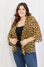 Load image into Gallery viewer, Wild Muse Animal Print Kimono in Brown
