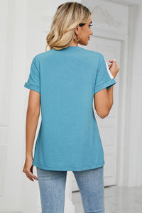 Find A Way V-Neck Short Sleeve T-Shirt (multiple color options)