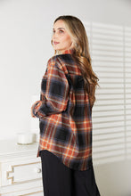 Load image into Gallery viewer, Check You Out Plaid Dropped Shoulder Shirt (2 color options)
