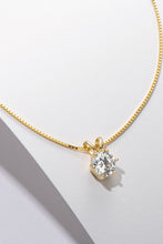 Load image into Gallery viewer, Stellar Luminescence 925 Sterling Silver 1 Carat Moissanite Pendant Necklace (silver or gold)
