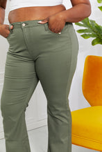 Load image into Gallery viewer, Clementine High-Rise Bootcut Jeans in Olive
