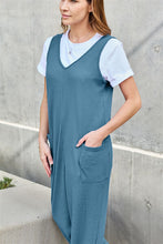 Load image into Gallery viewer, Jump Into Basics Sleeveless Straight Jumpsuit (multiple color options)
